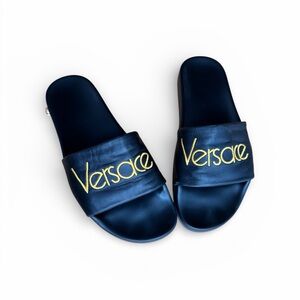 Versace Black and Gold Sandals